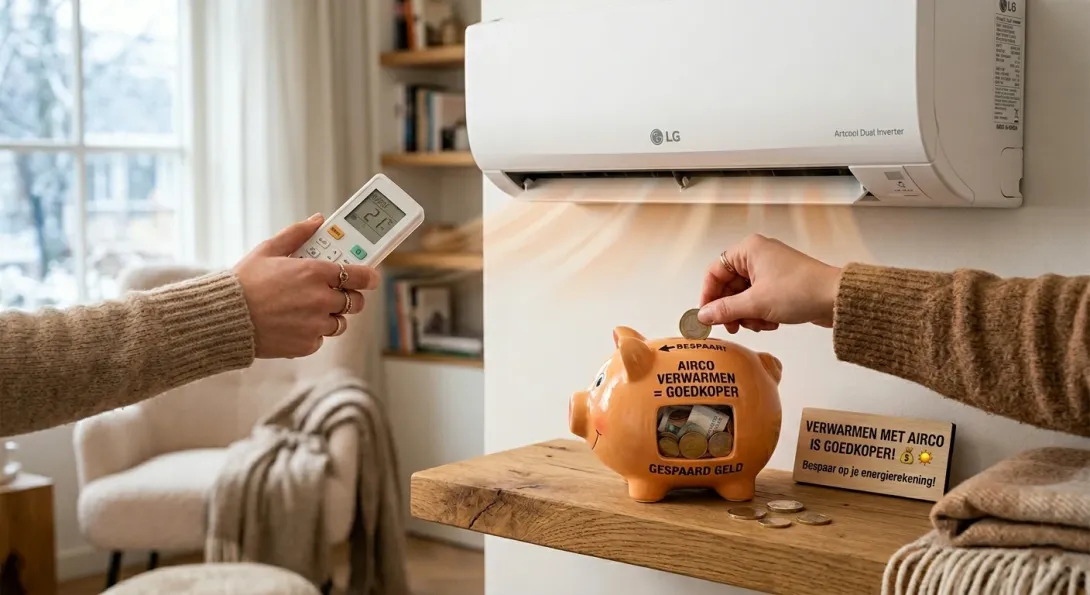 airco met spaarvarken